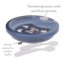 Kit Alimentação Introdução Alimentar Bebê Astronauta Menino - 5