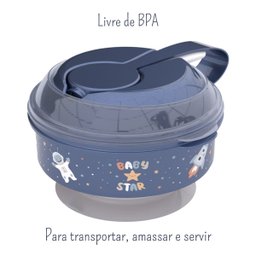 Kit Alimentação Introdução Alimentar Bebê Astronauta Menino - 2