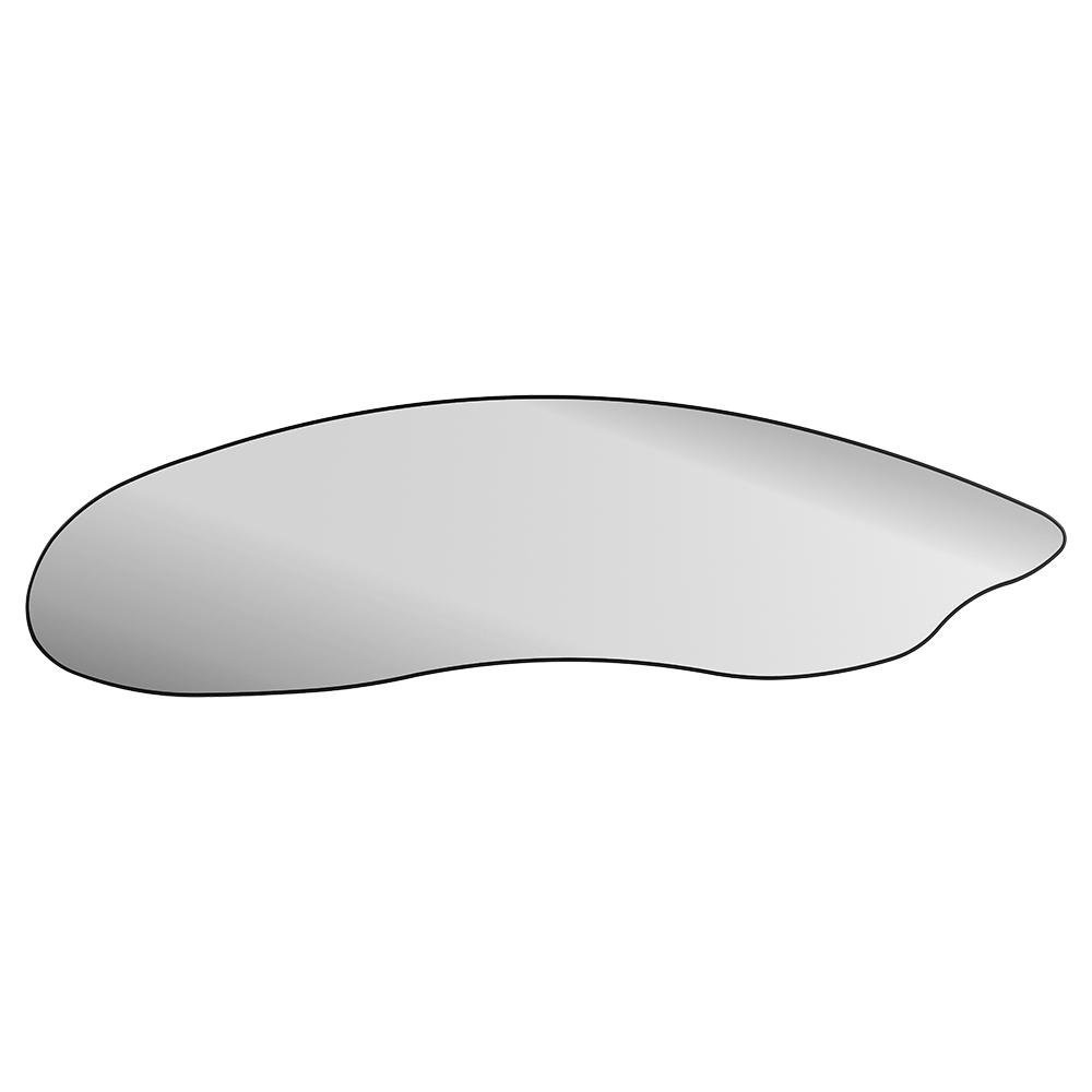 Espelhos Decorativos Orgânicos para Sala Kit com 5 Unidades Cor:espelho com Moldura Preta - 6
