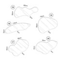 Ver imagem 2 de Espelhos Decorativos Orgânicos para Sala Kit com 5 Unidades Cor:espelho com Moldura Preta