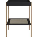 Ver imagem 3 de Mesa Lateral para Sala de Estar Industrial Indy A03 Nero Dourado - Lyam Decor