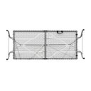 Ver imagem 4 de Mesa Dobrável Tipo Maleta Prática e Durável 180x60cm Branca - WAW Design