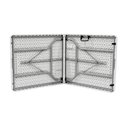 Ver imagem 6 de Mesa Dobrável Tipo Maleta Prática e Durável 180x60cm Branca - WAW Design