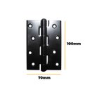 Ver imagem 4 de Dobradiça em Alumínio Preto 100 x 70 mm para Portas 6 Peças