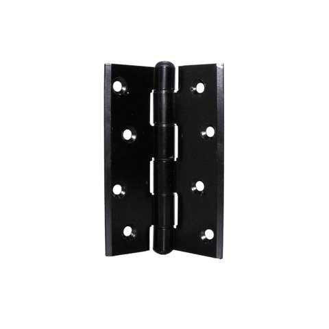 Dobradiça em Alumínio Preto 100 x 70 mm para Portas 6 Peças
