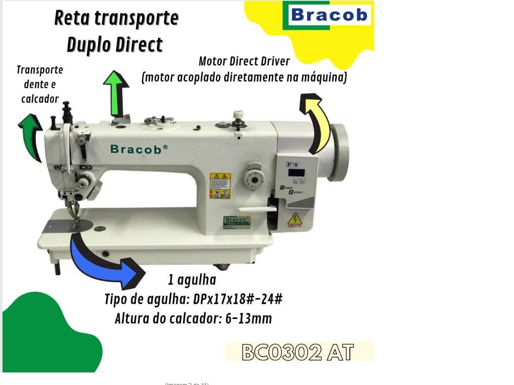 Transporte Duplo Direc Drive Bracob- Completa 220v - 3