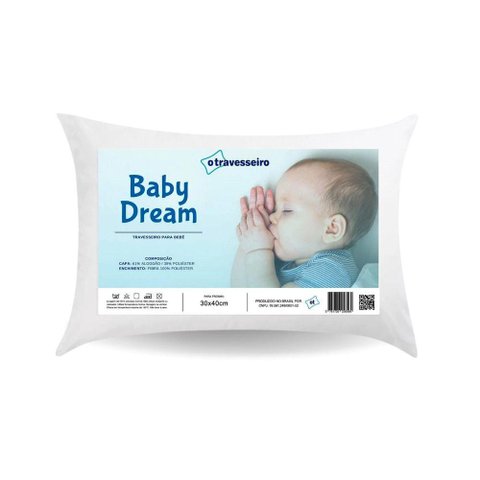 Baby Dream Travesseiro para Bebê 30x40cm - o Travesseiro