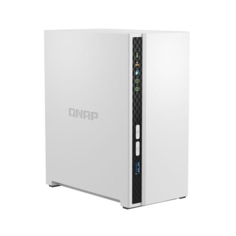 Storage Nas Qnap Ts-233 - Quad-Core 2.0 Ghz - Gigabit - USB 3.2 - Suporta 2 Hds