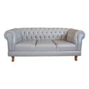 Ver imagem 1 de Sofá Chesterfield Capitone Duque Corano Bege 1,80cm