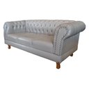 Ver imagem 2 de Sofá Chesterfield Capitone Duque Corano Bege 1,80cm