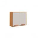 Ver imagem 1 de Armário Aéreo Napoles 80cm 2 Portas - Itatiaia Cinamomo-off White