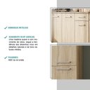 Ver imagem 4 de Cozinha Compacta Arizona Classic com Armário e Balcão Carraro - Carvalho Carvalho
