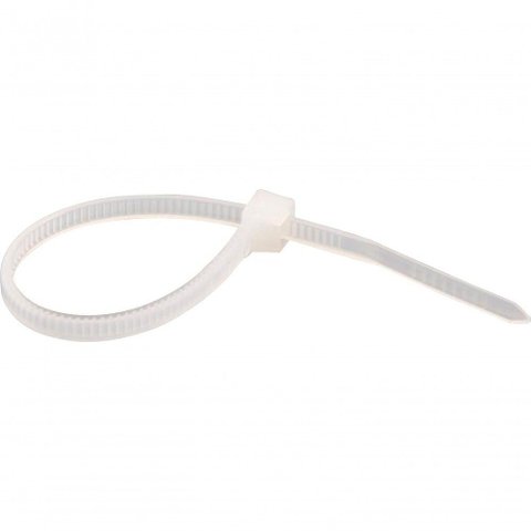 Abraçadeira de Nylon 400x4,8mm Branca com 100 Peças - Nove54