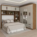 Ver imagem 1 de Guarda-roupa Casal Paradise 10 Portas 6 Gavetas com Espelho - Pm