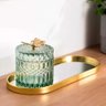 Bandeja Espelhada Banheiro Lavabo Oval Decorativa Multiuso Cor Dourado - 5