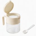 Ver imagem 1 de Porta Condimentos Porta Temperos 280ml Vidro com Colher Cozinha