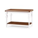 Ver imagem 1 de Aparador para Sala Divisor de Ambiente com 1 Prateleira 2004 Manchester Linz Móveis - Branco/imbuia