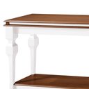 Ver imagem 2 de Aparador para Sala Divisor de Ambiente com 1 Prateleira 2004 Manchester Linz Móveis - Branco/imbuia