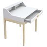 Mesa de Estudo Infantil Pés de Madeira Gaveta Nicho Mdf com Cadeira para Quarto de Menino Menta - 6
