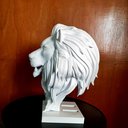 Ver imagem 4 de Estátua Leão Decoração Escritório Luxo Enfeite Estante Hack