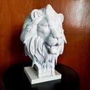 Ver imagem 3 de Estátua Leão Decoração Escritório Luxo Enfeite Estante Hack