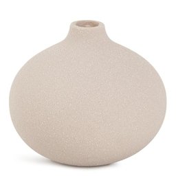Trio de Minivaso em Ceramica Cinza Bege e Bordo Mart - 2