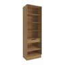 Cristaleira Celeste Kappesberg 100% Mdf 2 Portas 1 Gaveta Nogueira 72cm - 4