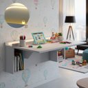 Ver imagem 1 de Mesa Dobrável com Nichos com LED Neon Quente 78,5cm Branco