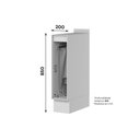 Ver imagem 3 de Balcão Cozinha Henn Fineze Toalheiiro c/Tampo 20cm Areia