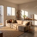Ver imagem 1 de Sofá Modular 3 Lugares com Canto Kappesberg Boucle Capuccino