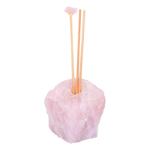 Difusor Cristal Quartzo Rosa Pedra Natural Aromaterapia:rosa/nenhum