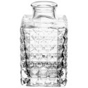 Ver imagem 1 de Vaso Vidro 5x9cm Quadrado Lyor Transparente Decoração Flores Arranjos Jarro Vasinho Pequeno Avulso