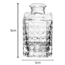 Ver imagem 3 de Vaso Vidro 5x9cm Quadrado Lyor Transparente Decoração Flores Arranjos Jarro Vasinho Pequeno Avulso