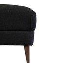 Ver imagem 3 de Recamier Divã Olivia 1,30cm Linho Preto - Dominic Decor