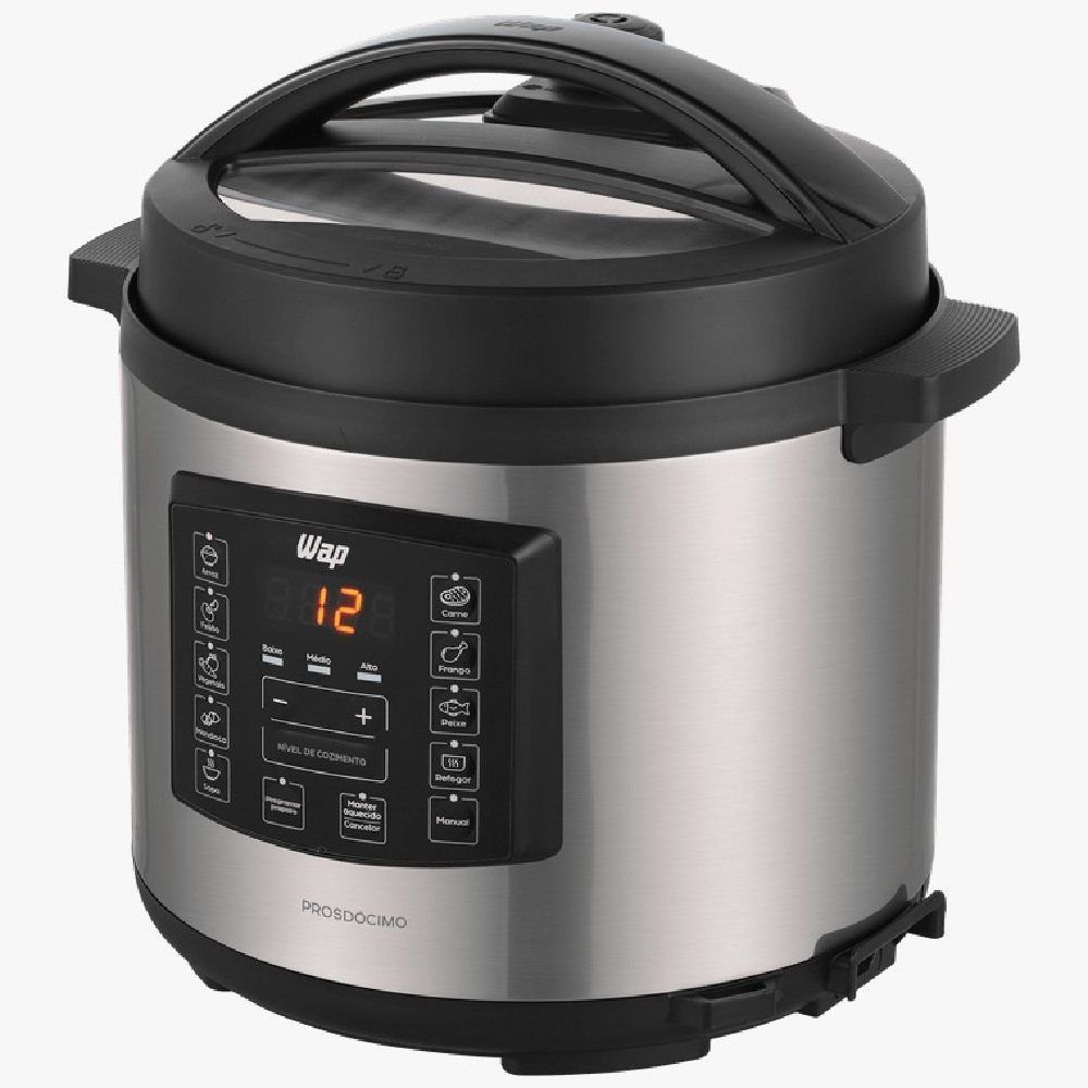 Panela Elétrica de Pressão Wap Preto e Inox 6l 110v Wppe1 - 2