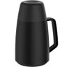Garrafa Térmica Lotus Soprano 500ml Plástico com Ampola de Vidro Preta - 1
