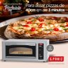 Forno Assador para Pizza Refratário Total Inox Elétrico Digital Fpe-400d 220v - Gpaniz 220v - 2