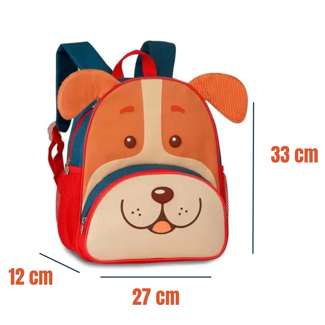 Mochila de Costas Infantil Clio Style Oficial Pets:vermelho - 2