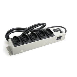 Filtro de Linha Metalico 5 Tomadas 10a Bivolt
