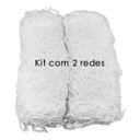 Ver imagem 3 de Rede Futebol Campo Kit 2 Redes 11 Jogadores Ginasio Escola Sitio Clube Jogos rede de Traves Gols Qua