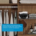 Ver imagem 2 de Guarda Roupa Solteiro 4 Portas Flex com Espelho Buriti Santos Andirá Jatoba/areia