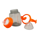 Ver imagem 5 de Copo Com Alça E Bico De Silicone 220ml Laranja - Clingo