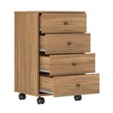 Ver imagem 2 de Gaveteiro 4 Gavetas Office Presence Amêndola Touch - Demóbile