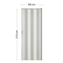 Ver imagem 4 de Porta Sanfonada de PVC 210cm x 84cm Plastporta Bcf Branco