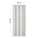Ver imagem 4 de Porta Sanfonada de PVC 210cm x 84cm Plastporta BCF