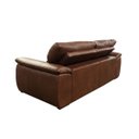 Ver imagem 6 de Sofá Retrátil e Reclinável Zurique 100% em Couro Natural com 2,60m Couro:castanho