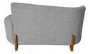 Ver imagem 4 de Namoradeira Lounge Decorativa 150cm Sala Linho:cinza/liso