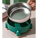 Ver imagem 3 de Comedouro Elevado Cachorro Gato Cao Animal de Estimaçao Raçao Tigela Removivel Grande Capacidade Seg
