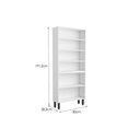 Ver imagem 3 de Módulo Cozinha Bertolini Origens Paneleiro 7039 6 Portas (2 de Vidro) Branco/Areia