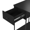 Ver imagem 5 de Mesa Home Office em Aço 125 X 55 Cm com Gaveta Criare Preto